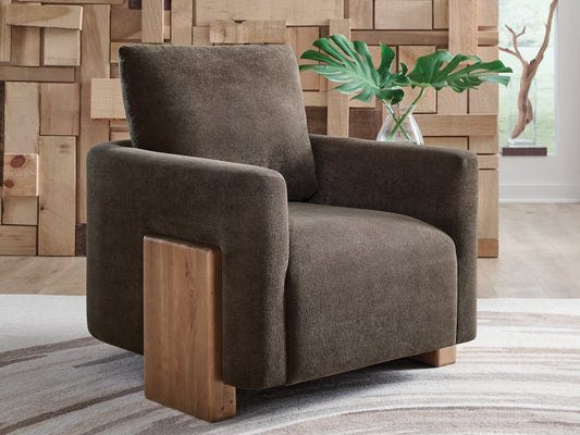 Auburndale Furniture Outlet - Ashley Furniture - Dairlett Accent Chair - Accent Chair / Brown - A3000746