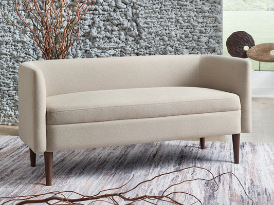 Auburndale Furniture Outlet - Ashley Furniture - Wainner Accent Bench - Accent Bench / Beige / 53"W x 22"D x 25"H - A3000756
