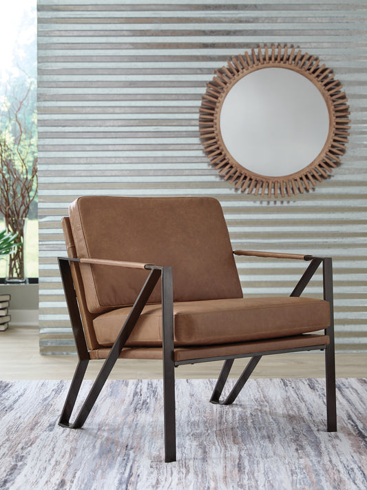 Auburndale Furniture Outlet - Ashley Furniture - Garronmont Accent Chair - Accent Chair / Caramel - A3000762