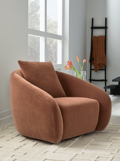 Auburndale Furniture Outlet - Ashley Furniture - Yahya Swivel Accent Chair - Swivel Accent Chair - A3000780