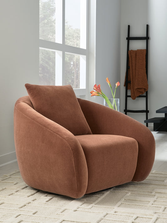 Auburndale Furniture Outlet - Ashley Furniture - Yahya Swivel Accent Chair - Swivel Accent Chair - A3000780