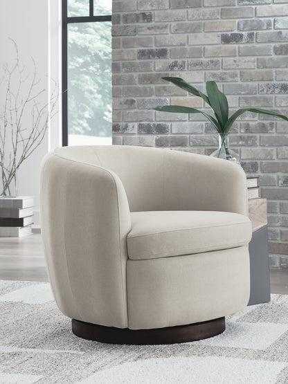 Auburndale Furniture Outlet - Ashley Furniture - Annbury Swivel Accent Chair - Swivel Accent Chair - A3000786