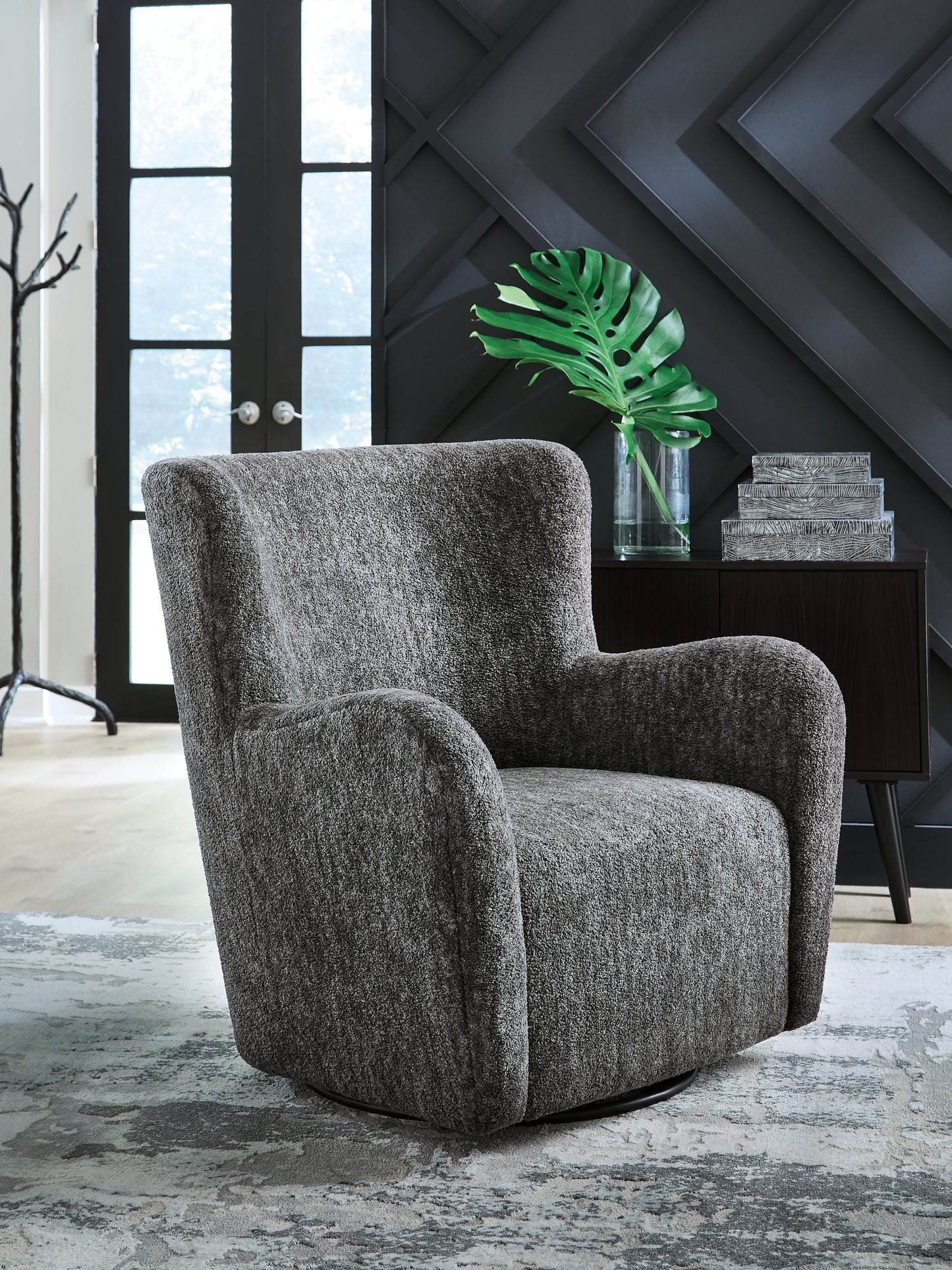 Auburndale Furniture Outlet - Ashley Furniture - Rowenburg Swivel Glider Accent Chair - Swivel Glider Accent Chair - A3000796