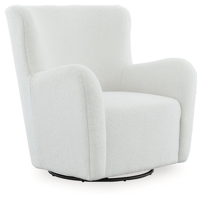 Rowenburg Swivel Glider Accent Chair