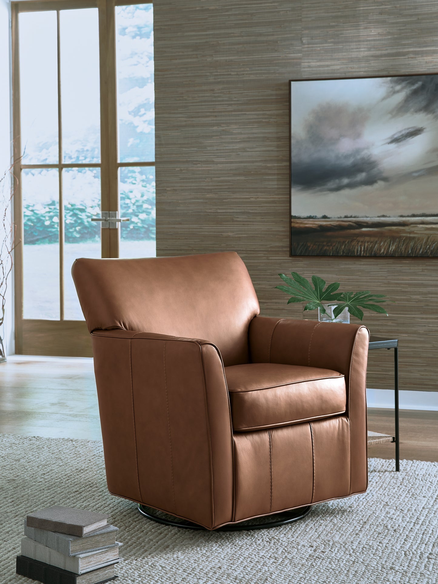 Auburndale Furniture Outlet - Ashley Furniture - Braydunn Swivel Glider Accent Chair - Swivel Glider Accent Chair - A3000821