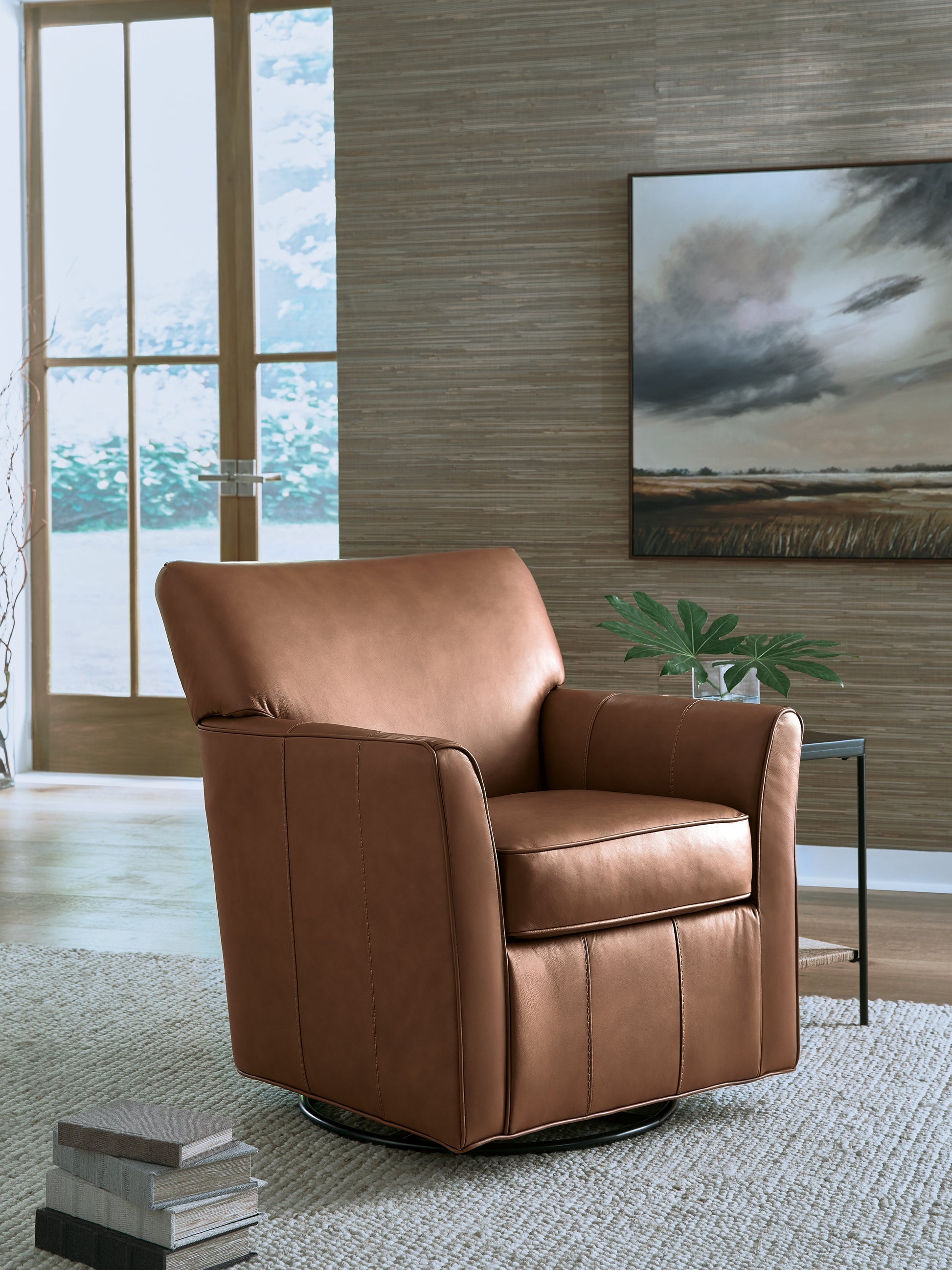 Auburndale Furniture Outlet - Ashley Furniture - Braydunn Swivel Glider Accent Chair - Swivel Glider Accent Chair - A3000821