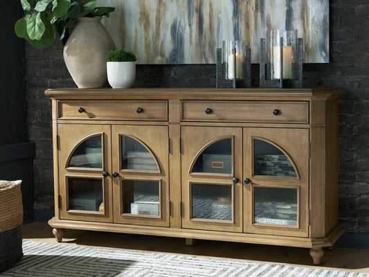 Auburndale Furniture Outlet - Ashley Furniture - Barlomore Accent Cabinet - Accent Cabinet / Brown - A4000597
