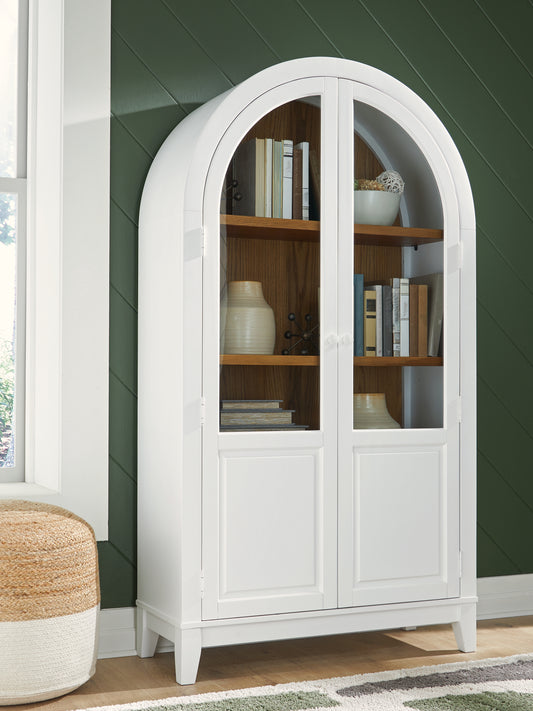 Auburndale Furniture Outlet - Ashley Furniture - Dagandale Accent Cabinet - Accent Cabinet / Natural/Black - A4000705