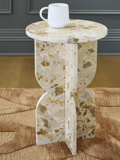 Auburndale Furniture Outlet - Ashley Furniture - Treygan Accent Table - Accent Table / Beige - A4000647