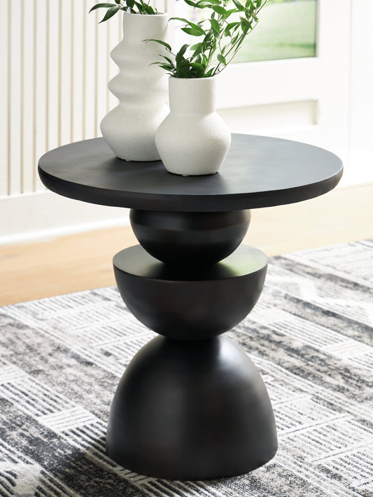 Auburndale Furniture Outlet - Ashley Furniture - Kurtson Accent Table - Accent Table / Bronze Finish - A4000680
