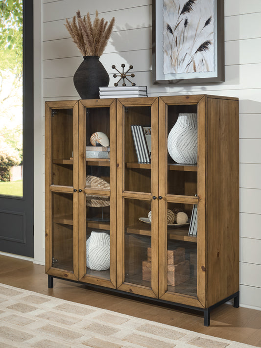 Auburndale Furniture Outlet - Ashley Furniture - Wrenridge Accent Cabinet - Accent Cabinet / Gray Brown - A4000706