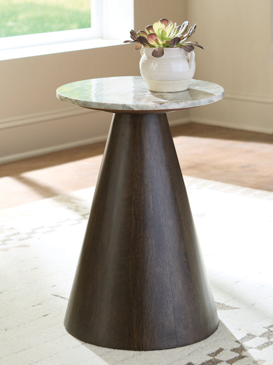 Auburndale Furniture Outlet - Ashley Furniture - Waltnor Accent Table - Accent Table / Gray/White/Brown - A4000720