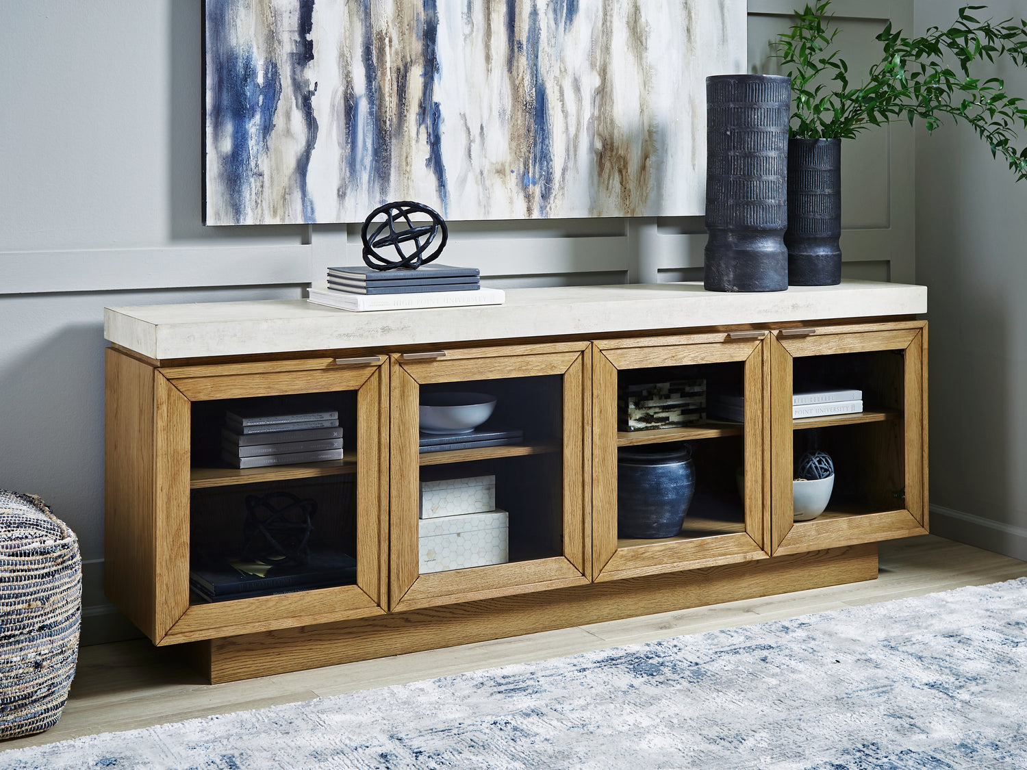 Auburndale Furniture Outlet - Ashley Furniture - Adanworth Accent Cabinet - Accent Cabinet - A4000731