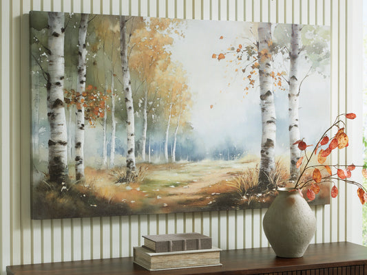 Auburndale Furniture Outlet - Ashley Furniture - Leithan Wall Decor - Wall Art / Multi - A8000450
