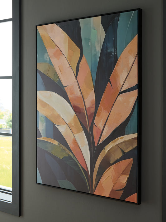 Auburndale Furniture Outlet - Ashley Furniture - Laurelie Wall Decor - Wall Art / Multi - A8000477