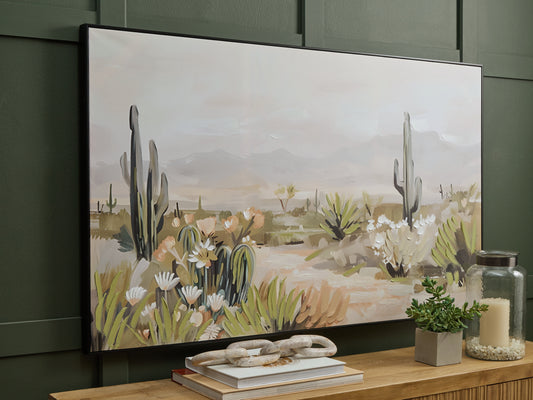 Auburndale Furniture Outlet - Ashley Furniture - Sidworth Wall Decor - Wall Art / Green/Beige/Gray - A8000480