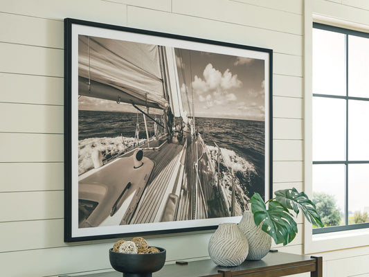 Auburndale Furniture Outlet - Ashley Furniture - Arlanford Wall Decor - Wall Art / Sepia - A8000505