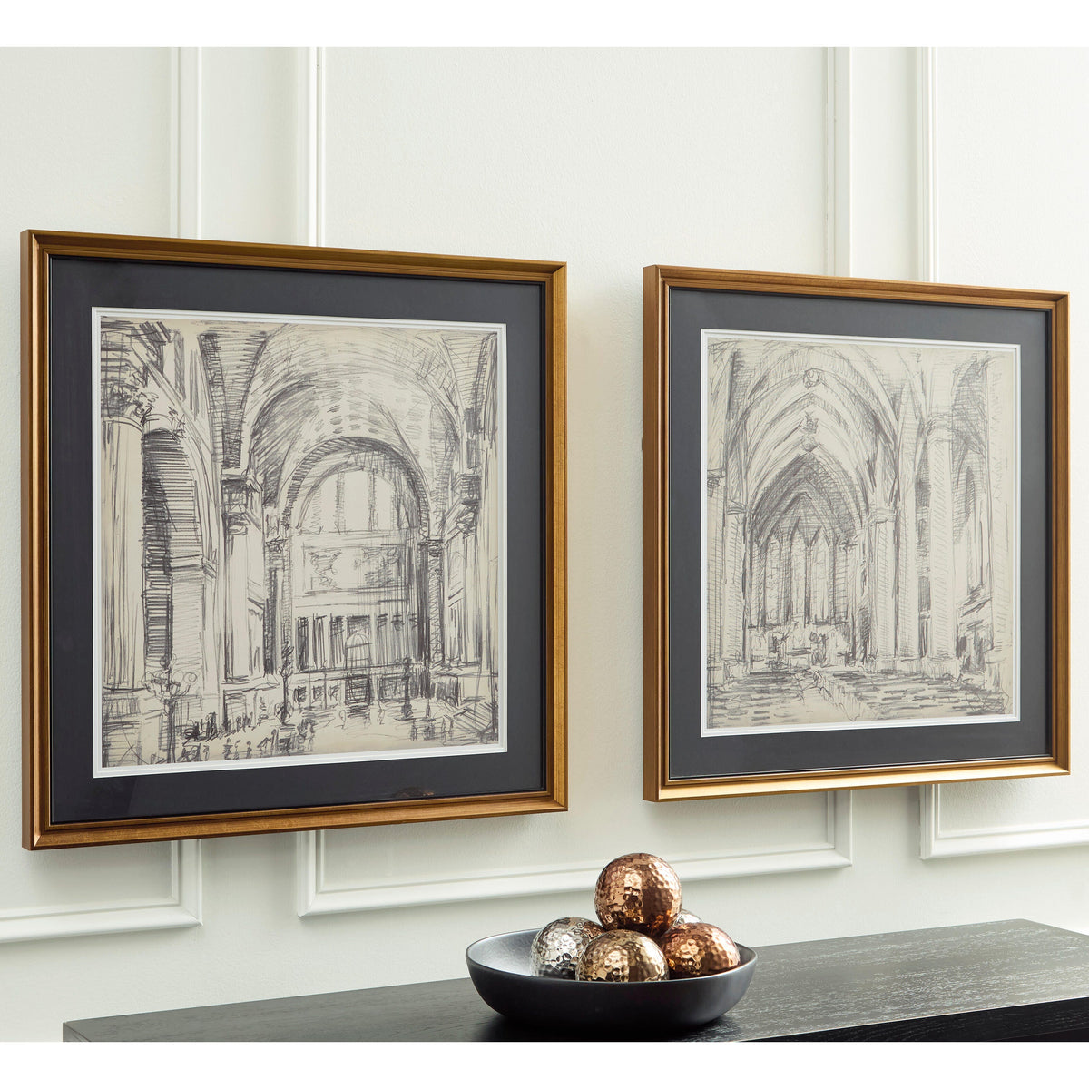 Auburndale Furniture Outlet - Ashley Furniture - Downyard Wall Decor - Wall Art Set (Set of 2) - A8000548