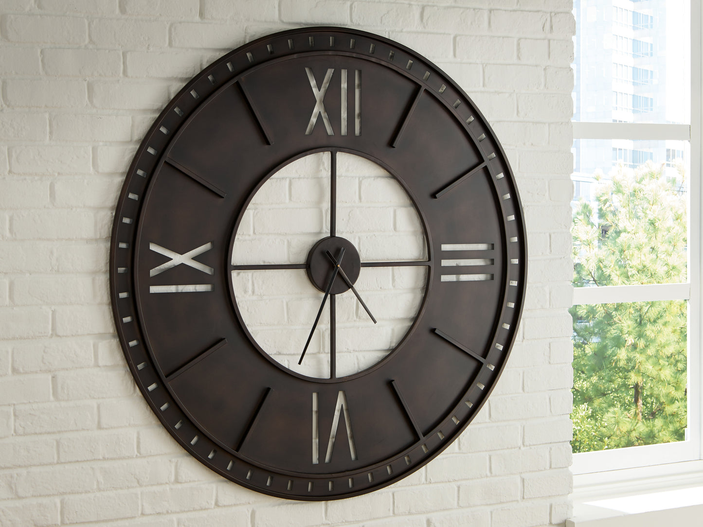 Auburndale Furniture Outlet - Ashley Furniture - Lytle Wall Decor - Wall Clock - A8010453