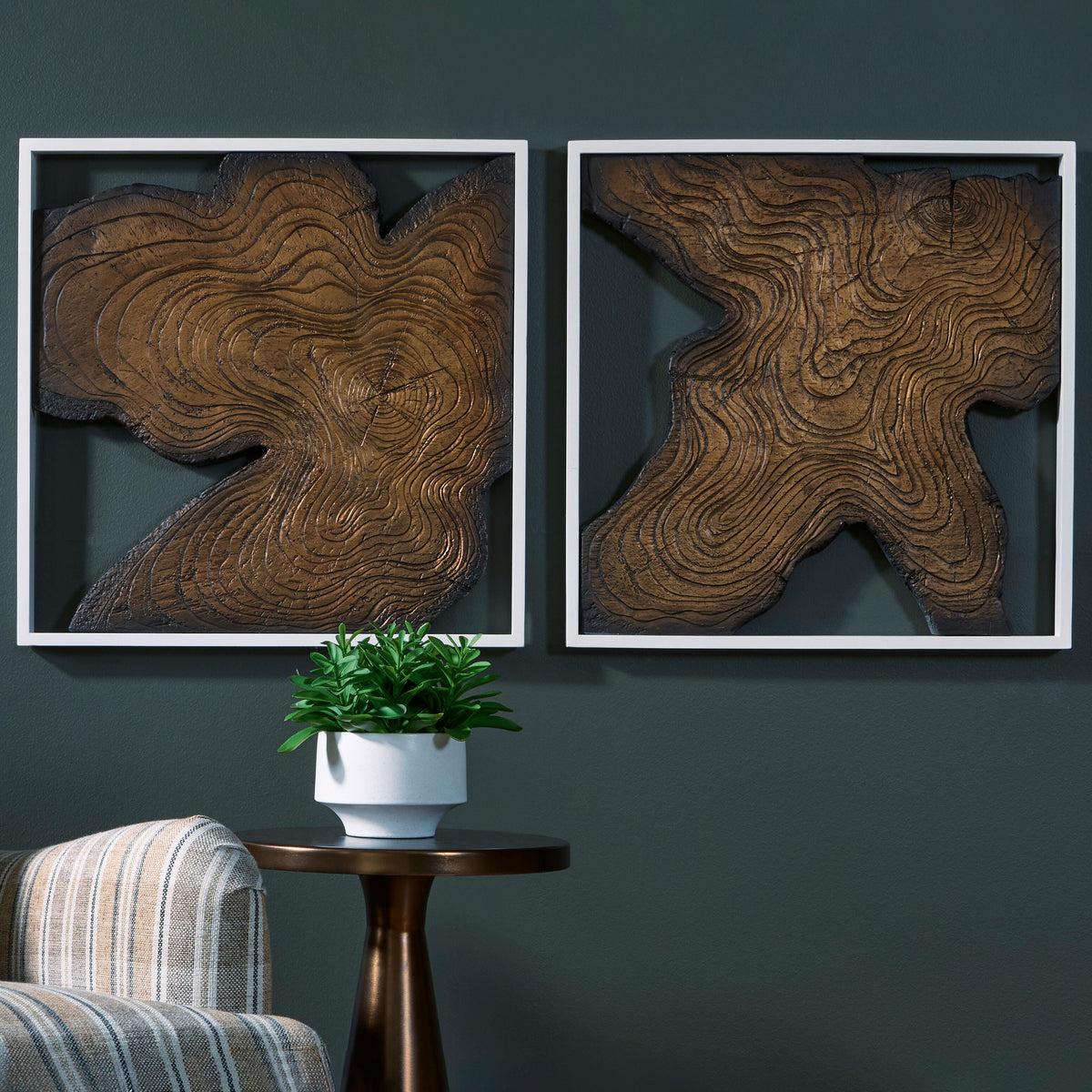 Auburndale Furniture Outlet - Ashley Furniture - Landley Wall Decor - Wall Decor Set (Set of 2) - A8010465
