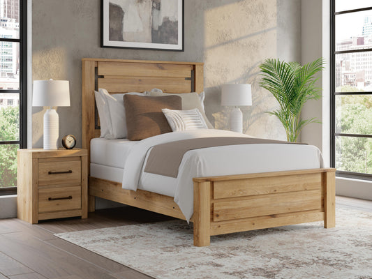 Auburndale Furniture Outlet - Ashley Furniture - Brozmont Bedroom - Full Panel Bed - B1045B8