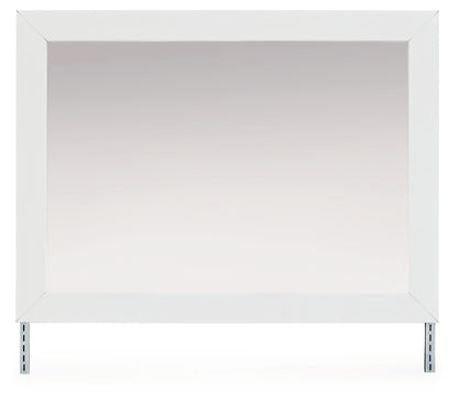 Auburndale Furniture Outlet - Ashley Furniture - Maeling Bedroom - Bedroom Mirror / White - PCB1119-36