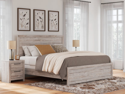 Auburndale Furniture Outlet - Ashley Furniture - Broachmyn Bedroom - King Panel Bed / Gray - PCB1120B6
