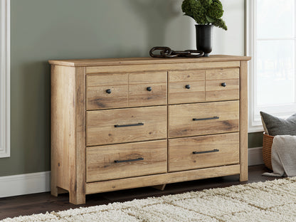 Auburndale Furniture Outlet - Ashley Furniture - Makidern Bedroom - Six Drawer Dresser / Tan - PCB1170-31