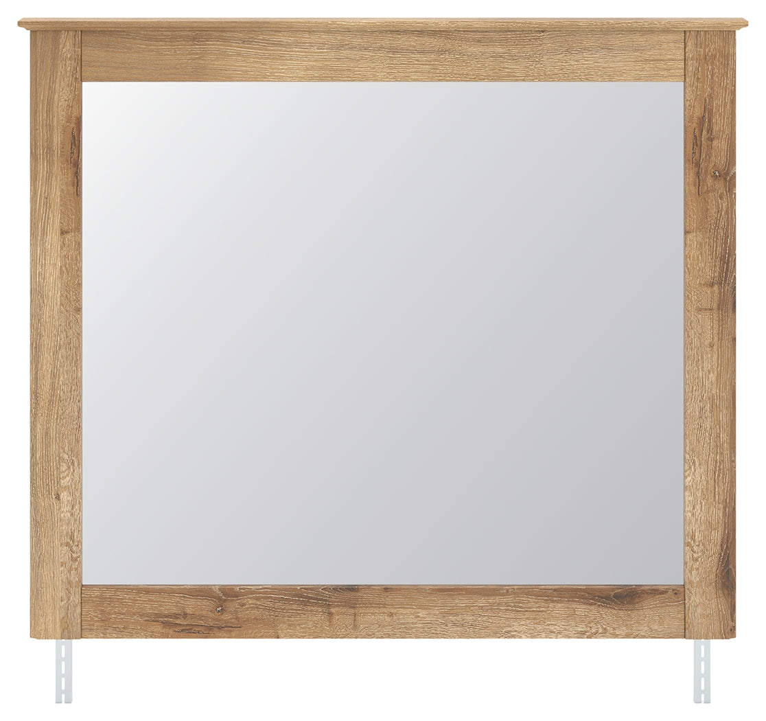 Auburndale Furniture Outlet - Ashley Furniture - Makidern Bedroom - Bedroom Mirror / Tan - PCB1170-36