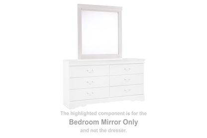 Auburndale Furniture Outlet - Ashley Furniture - Anarasia Bedroom - Bedroom Mirror / White - B129-36