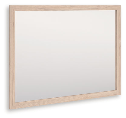 Auburndale Furniture Outlet - Ashley Furniture - Arloster Bedroom - Bedroom Mirror / Tan - PCB1566-36