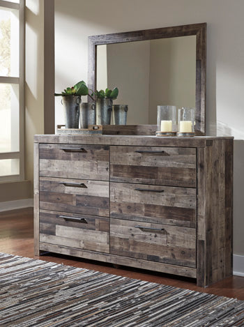 Auburndale Furniture Outlet - Ashley Furniture - Derekson Bedroom - Bedroom Mirror / Multi Gray - B200-36