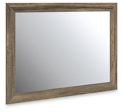Auburndale Furniture Outlet - Ashley Furniture - Elbrim Bedroom - Bedroom Mirror / Brown - PCB2005-36