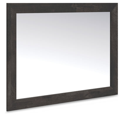 Auburndale Furniture Outlet - Ashley Furniture - Hollivern Bedroom - Bedroom Mirror / Dark Gray - PCB2108-36