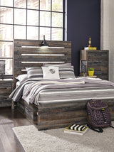 Full Bookcase Bed with 2 Storage Drawers