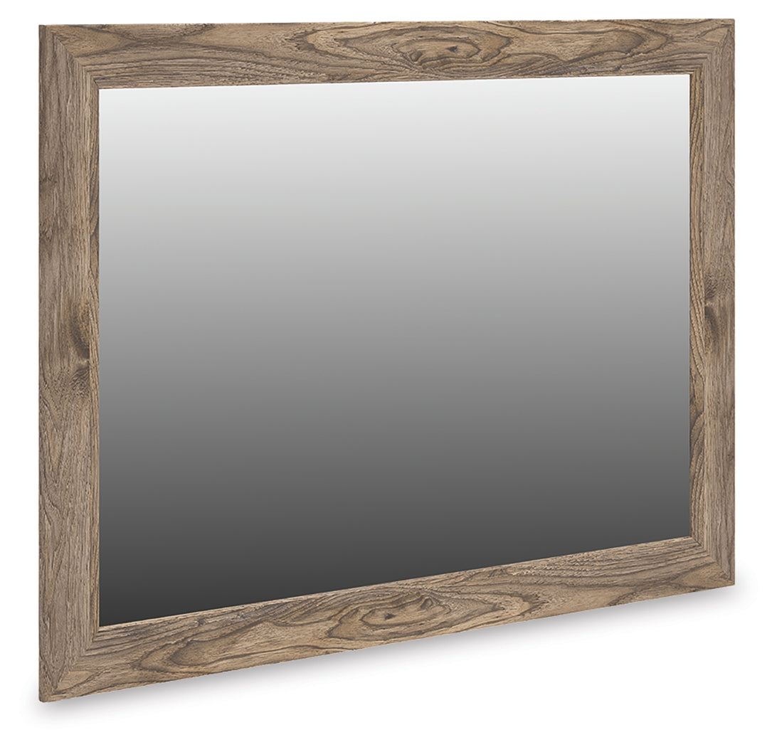 Auburndale Furniture Outlet - Ashley Furniture - Rusticott Bedroom - Bedroom Mirror / Brown - PCB2260-36