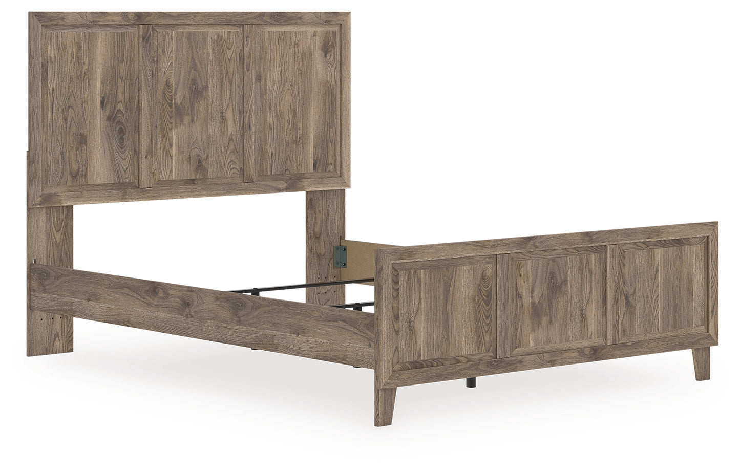 Auburndale Furniture Outlet - Ashley Furniture - Rusticott Bedroom - Queen Panel Bed / Brown - PCB2260B2