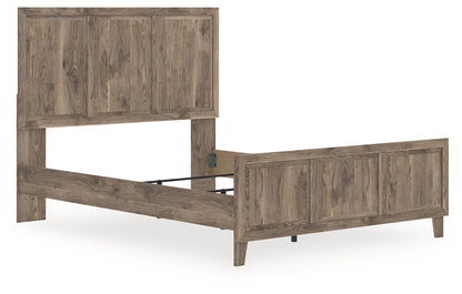 Auburndale Furniture Outlet - Ashley Furniture - Rusticott Bedroom - Queen Panel Bed / Brown - PCB2260B2