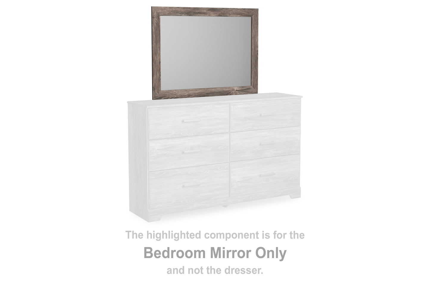 Auburndale Furniture Outlet - Ashley Furniture - Ralinksi Bedroom - Bedroom Mirror / Gray - B2587-36