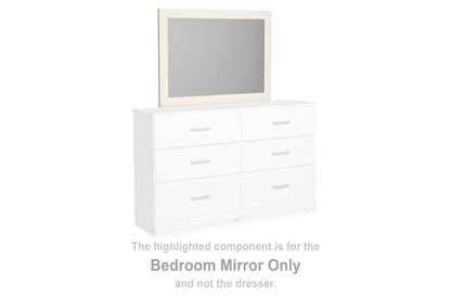 Auburndale Furniture Outlet - Ashley Furniture - Stelsie Bedroom - Bedroom Mirror / White - B2588-36