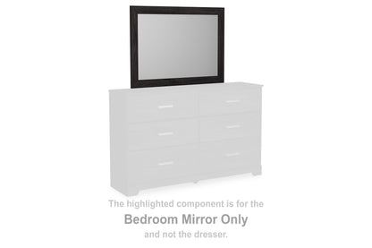 Auburndale Furniture Outlet - Ashley Furniture - Belachime Bedroom - Bedroom Mirror / Charcoal - B2589-36