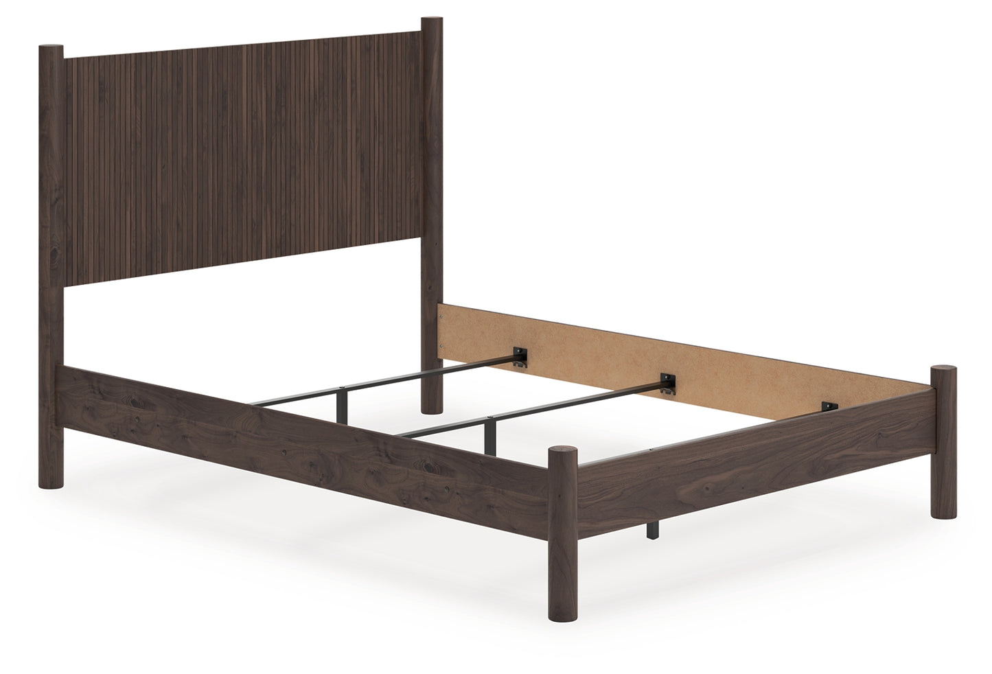 Auburndale Furniture Outlet - Ashley Furniture - Pamytta Bedroom - Queen Panel Bed / Brown - PCB2614B18