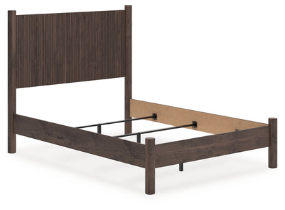 Auburndale Furniture Outlet - Ashley Furniture - Pamytta Bedroom - Full Panel Bed / Brown - PCB2614B16