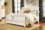 Full Panel Bed with 2 Storage Drawers