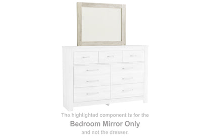 Auburndale Furniture Outlet - Ashley Furniture - Bellaby Bedroom - Bedroom Mirror / Whitewash - B331-36
