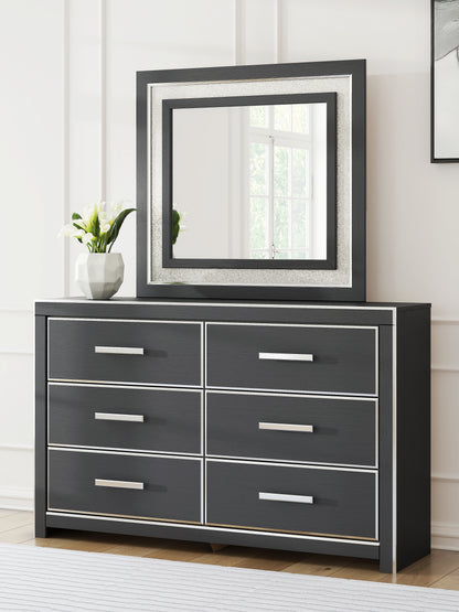 Auburndale Furniture Outlet - Ashley Furniture - Zuraleus Bedroom - Dresser and Mirror / Black - PCB3380B1