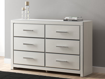 Auburndale Furniture Outlet - Ashley Furniture - Zuraleus Bedroom - Six Drawer Dresser / White - PCB3381-31