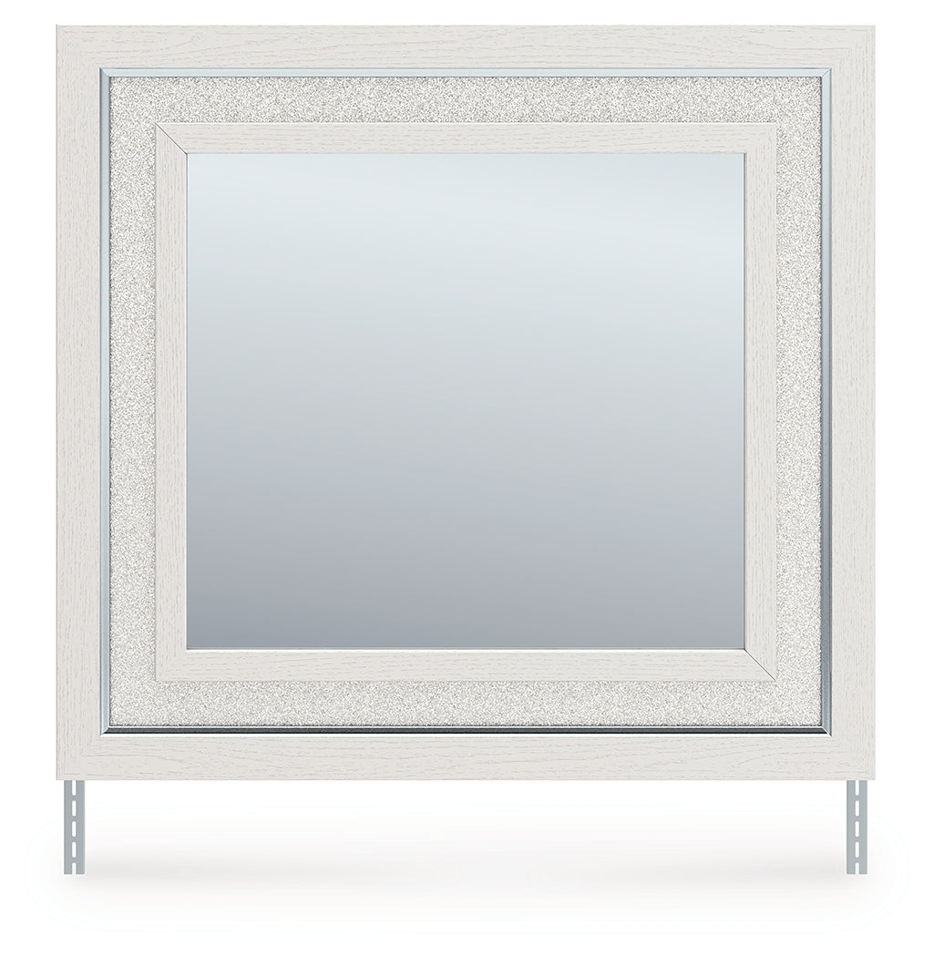 Auburndale Furniture Outlet - Ashley Furniture - Zuraleus Bedroom - Bedroom Mirror / White - PCB3381-36