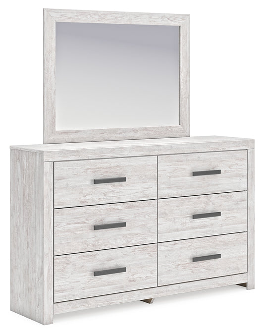 Auburndale Furniture Outlet - Ashley Furniture - Cayboni Bedroom - King Panel Bed / Whitewash - B3788B7