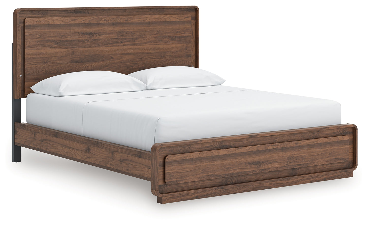 Auburndale Furniture Outlet - Ashley Furniture - Fortlorn Bedroom - California King Panel Bed / Walnut Brown - PCB386B5